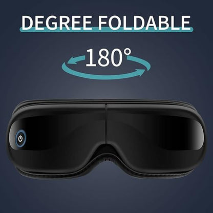 Multi-Functional Eye Massager with Heat, Air Pressure Massage, Hot Compress, Built-in Music, Massager for Eye Fatigue, Dry Eyes and Dark Circles