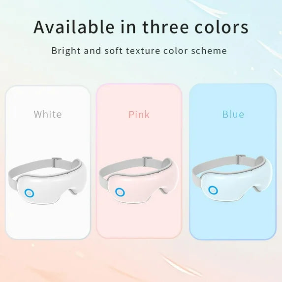 Eye Massager with Heat, Heated Eye Mask with Bluetooth Music, Face Massager, Mask for Migraine & Headache Relief, Improved Sleep