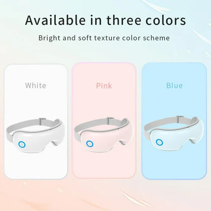 Eye Massager with Heat, Heated Eye Mask with Bluetooth Music, Face Massager, Mask for Migraine & Headache Relief, Improved Sleep