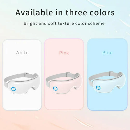 Eye Massager with Heat, Heated Eye Mask with Bluetooth Music, Face Massager, Mask for Migraine & Headache Relief, Improved Sleep