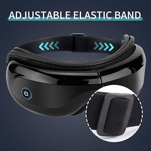 Multi-Functional Eye Massager with Heat, Air Pressure Massage, Hot Compress, Built-in Music, Massager for Eye Fatigue, Dry Eyes and Dark Circles