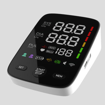 Household Arm Type Digital Electronic Portable LED Smart Blood Pressure Meter BP Monitor