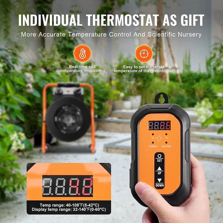 😱Limited Stock-Today Only $19.99🎁Greenhouse Heater with Thermostat