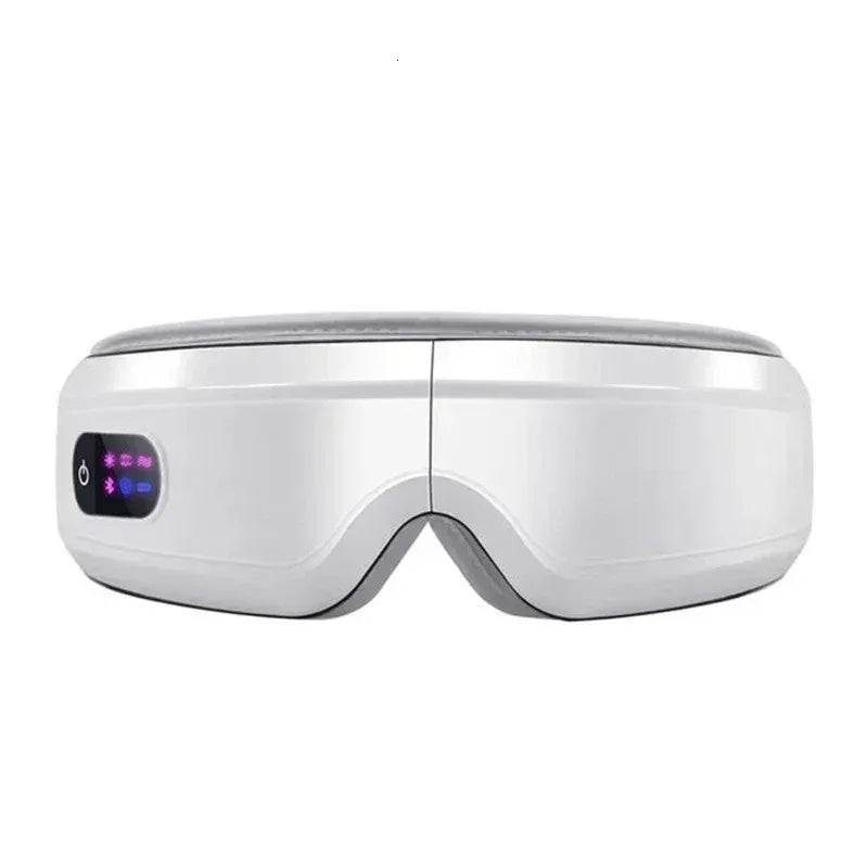 Smart Eye Massager with Air Compression, Vibration, and Bluetooth for Relaxation & Eye Care