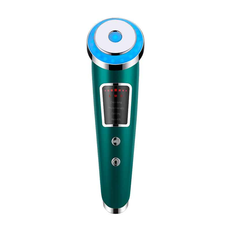 Multifunctional Face Cleanser Devices Massager Red Blue LED Phototherapy Pulsed Eye Skin Care Tool
