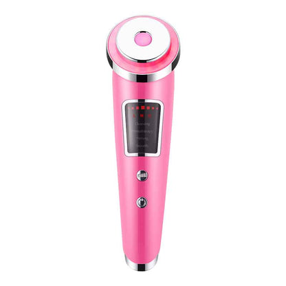 Multifunctional Face Cleanser Devices Massager Red Blue LED Phototherapy Pulsed Eye Skin Care Tool