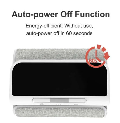 All-in-One Upper Arm Blood Pressure Monitor with Large LED Backlit Display, Voice Report, Irregular Heartbeat Detection