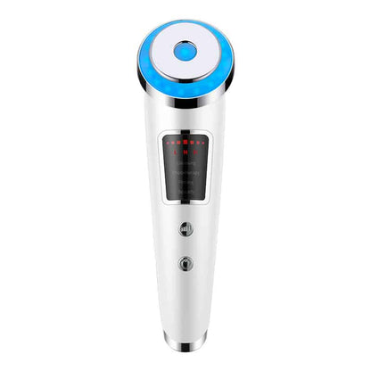 Multifunctional Face Cleanser Devices Massager Red Blue LED Phototherapy Pulsed Eye Skin Care Tool